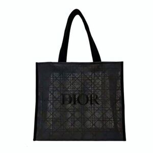 Dior Black Mesh Tote Bag + Free Beauty Sample